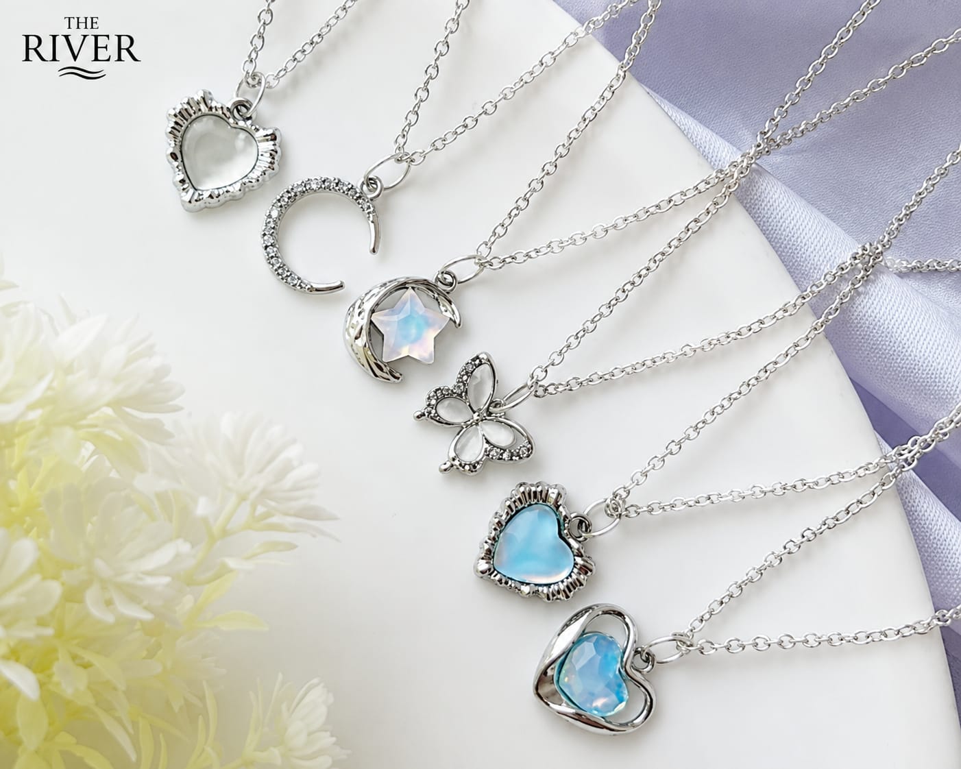 Celestial Charm Pendant Necklace Collection