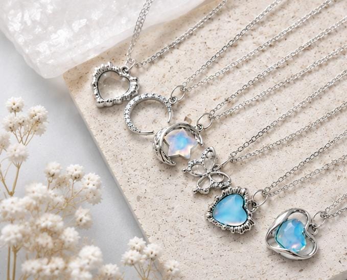 Celestial Charm Pendant Necklace Collection