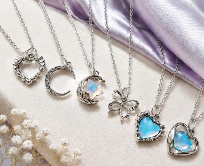 Celestial Charm Pendant Necklace Collection