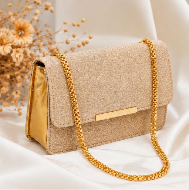 Glitter Evening Clutch Bag